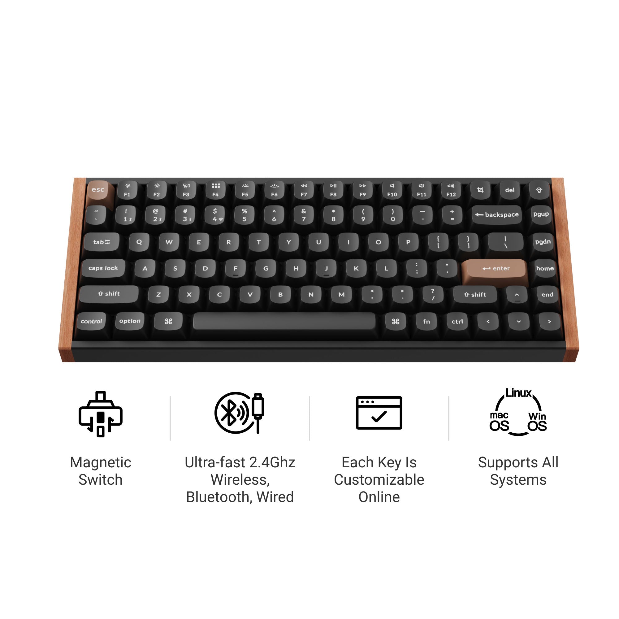 Keychron K2 HE wireless magnetic switch keyboard