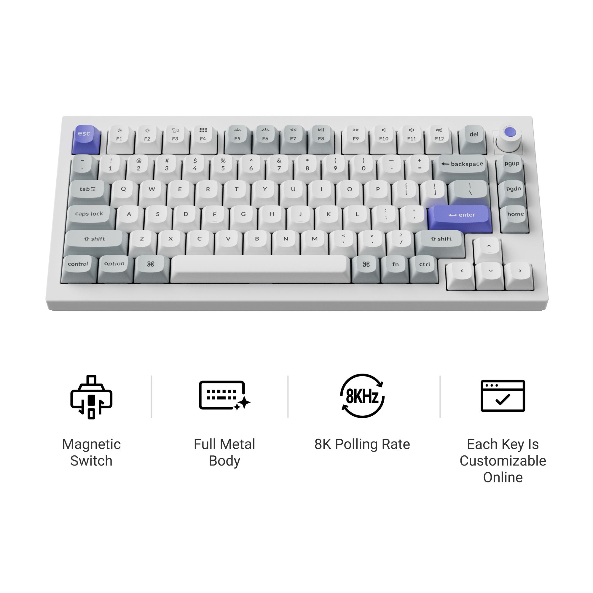 Keychron Q1 HE 8K magnetic switch keyboard