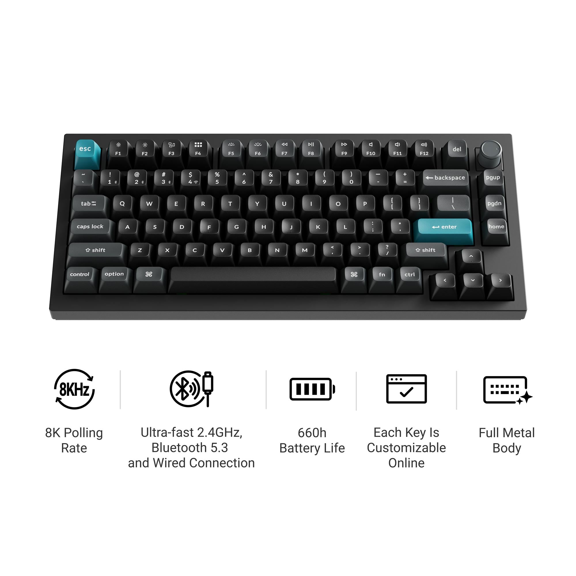 Keychron Q1 Ultra 8K wireless custom mechanical keyboard