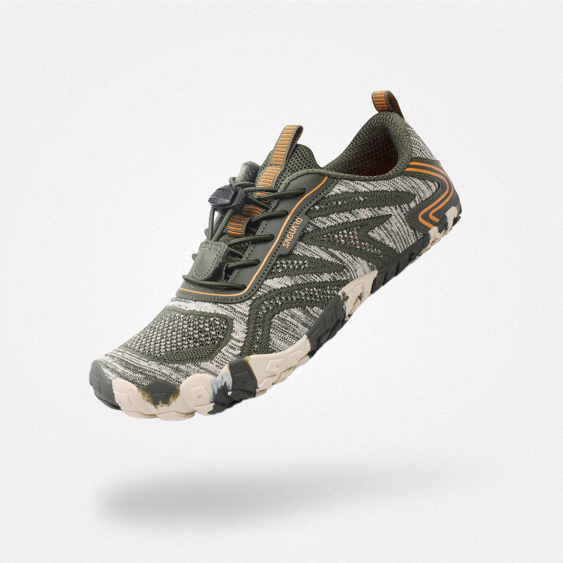 Saguaro Active II Pro green camouflage knit barefoot shoe