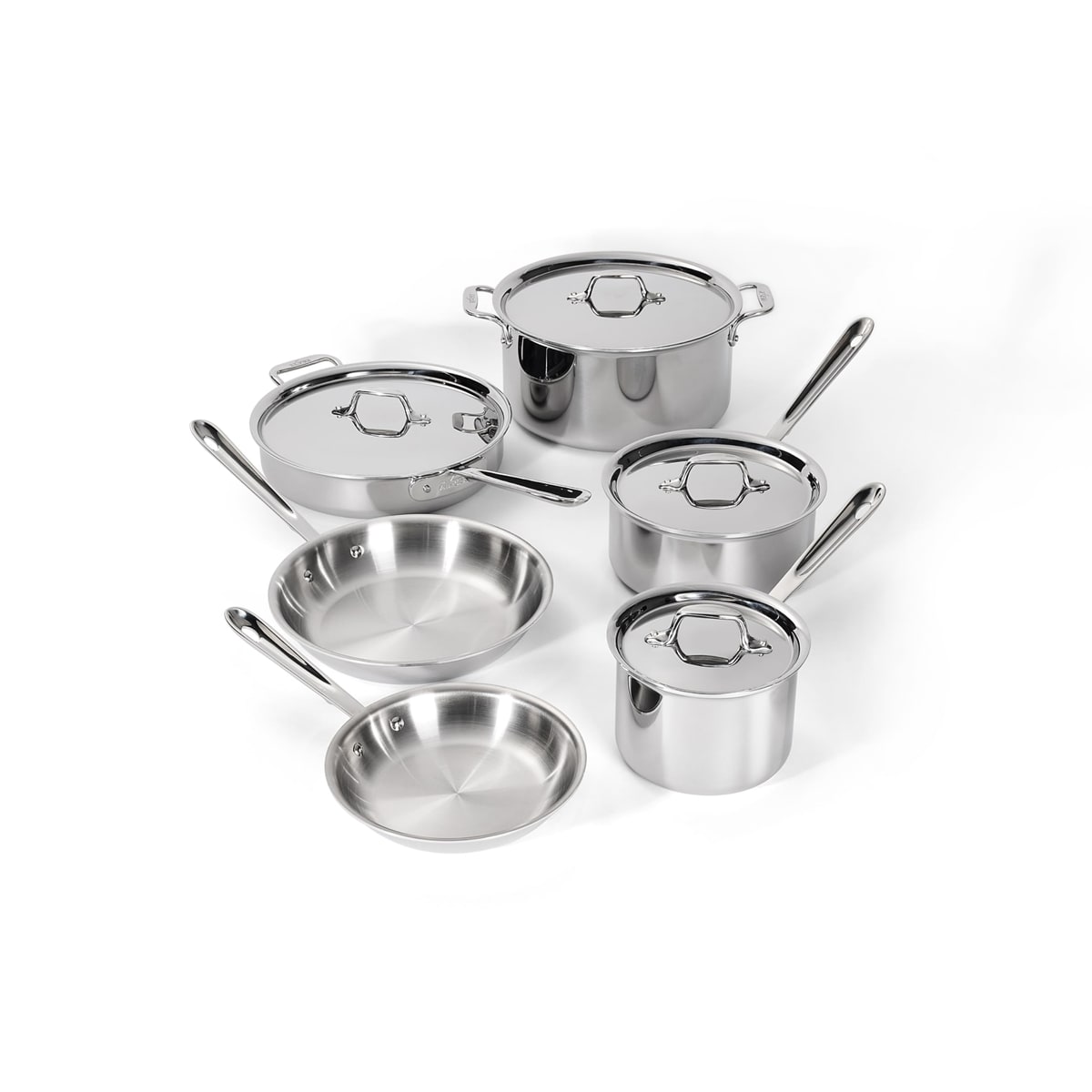 All-Clad D3 Stainless Steel 10-Piece Set