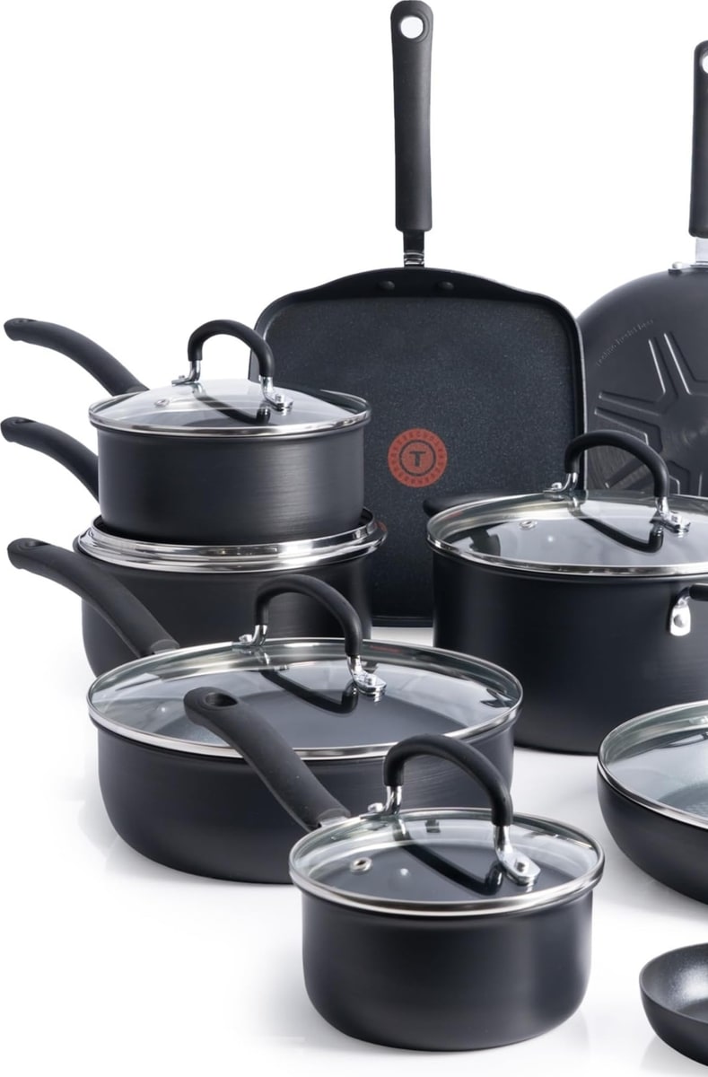 T-fal Ultimate Hard Anodized Nonstick 17-Piece Set