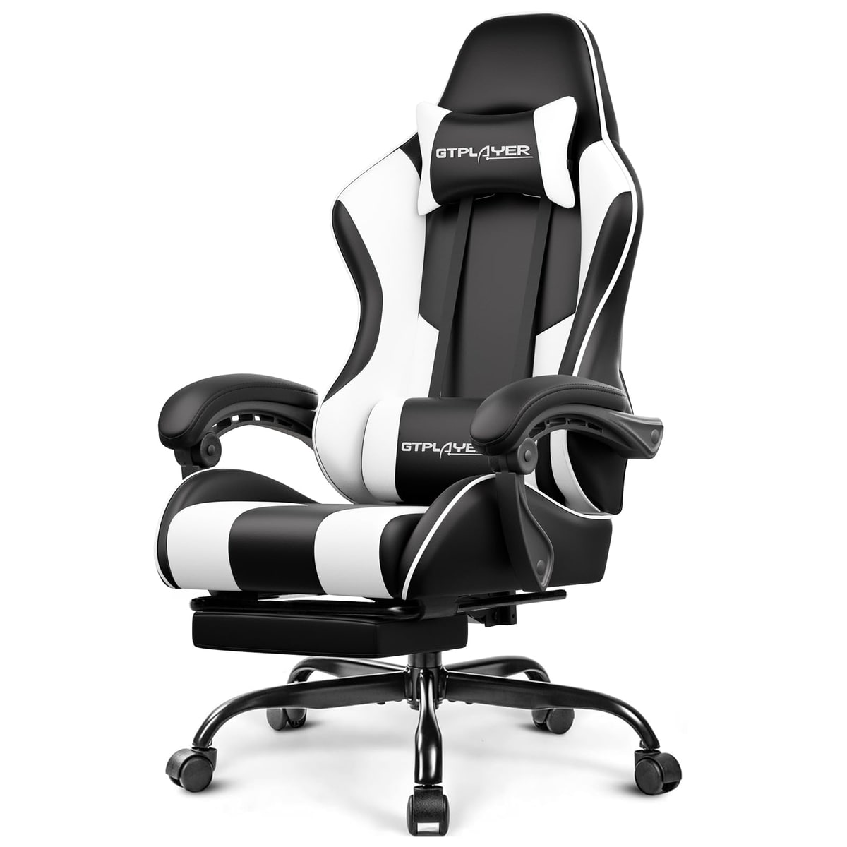 GTPLAYER Gaming Chair with Footrest, GT800A