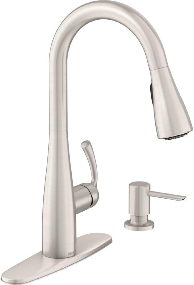 Moen Essie Pulldown with Soap Dispenser (87014SRS)