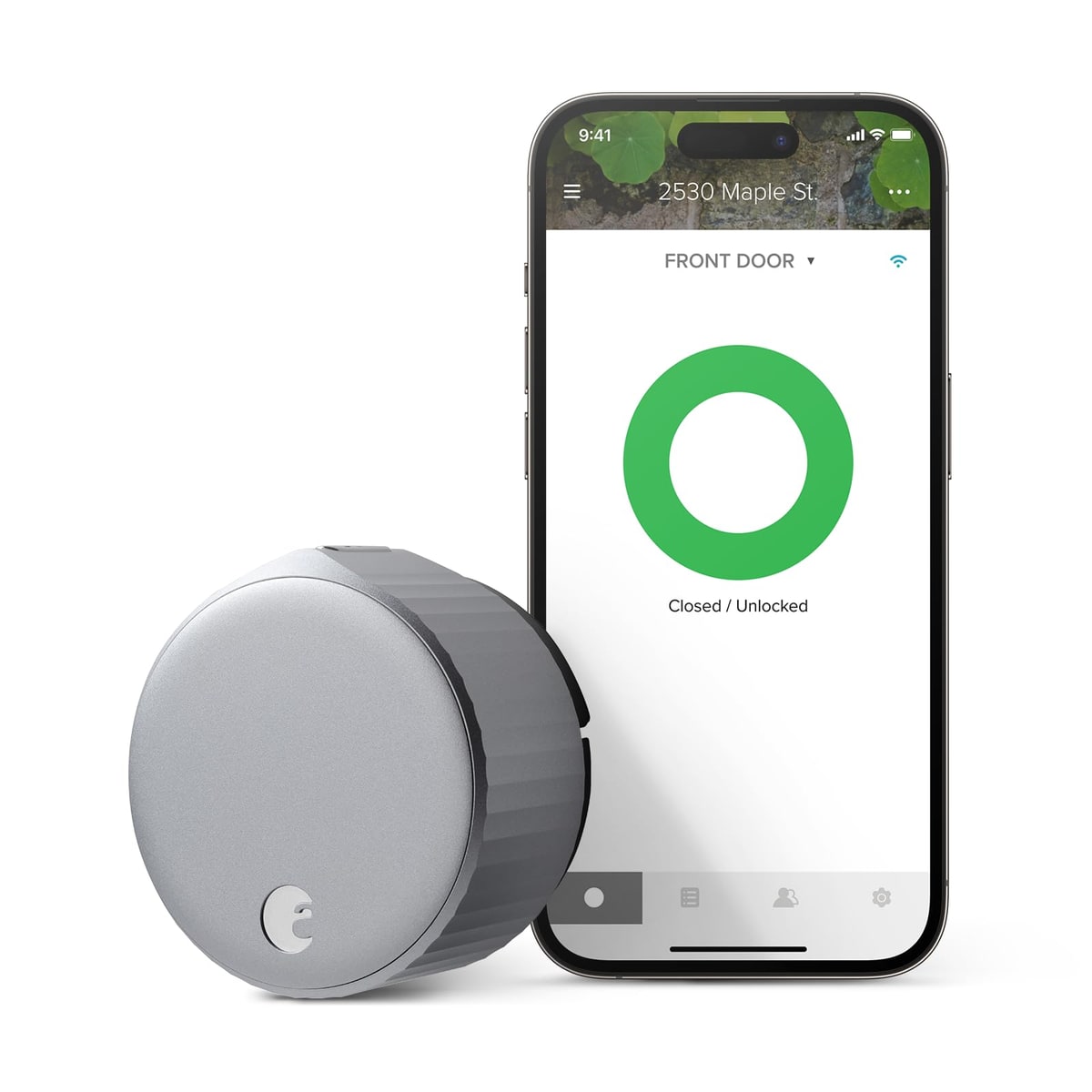 August Wi-Fi Smart Lock, 4th Generation, Silver