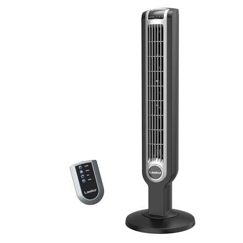 Lasko 2511 36 Inch Oscillating Tower Fan with Remote and Timer