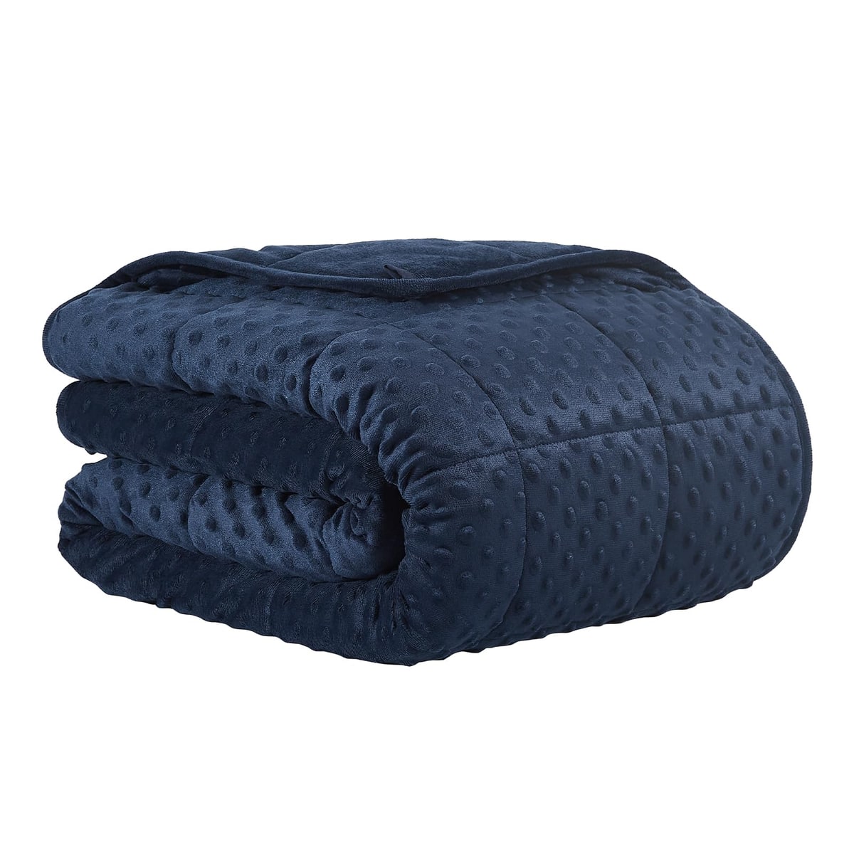 CuteKing Weighted Blanket 20 lbs with Premium Glass Beads 48x72 Blue Bubble